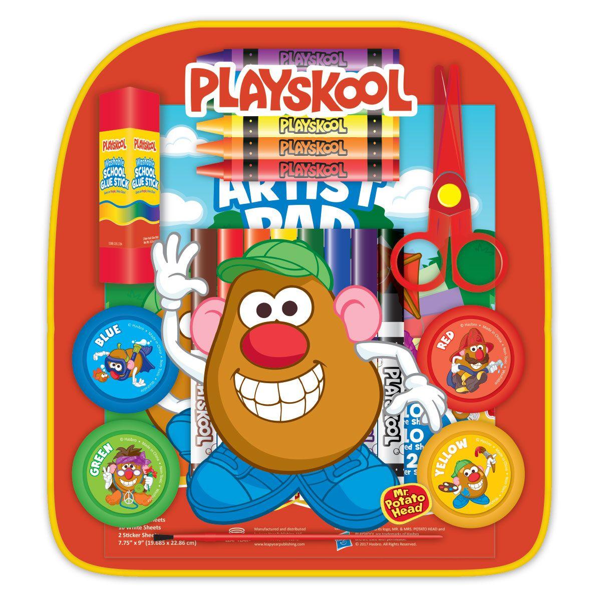 Playskool Logo - Playskool School Art & Activity Back Pack