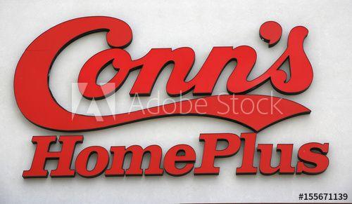 Conn's Logo - A Conn's store logo is seen in Westminster this