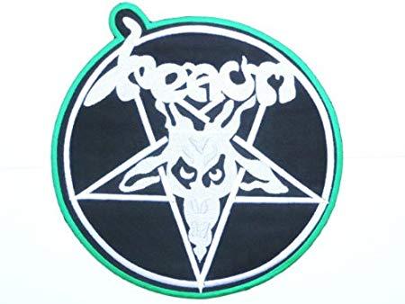 Myno Logo - VENOM Pentagram Logo Metal Band Big Embroidered Back Patch 9 23cm