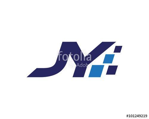 Jy Logo - JY digital letter logo