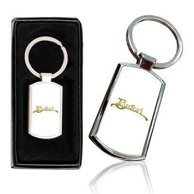 Bufori Logo - BUFORI CAR LOGO Print Chrome Metal Keyring with Free Gift Box