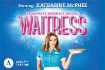 Waitress Logo - Waitress tickets | West End | reviews, cast and info | WhatsOnStage