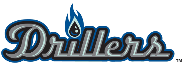 Drillers Logo - Tulsa Drillers Wordmark Logo - Texas League (TL) - Chris Creamer's ...