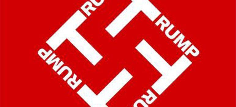 Swastika Logo - How an Anti-Trump Symbol Got Confused for a Swastika | San Jose Inside