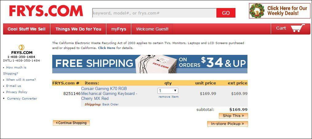 Frys.com Logo - Important Checkout Lessons From Frys.com