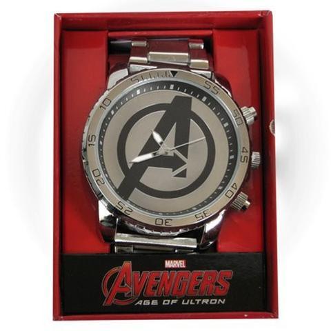 Ultron Logo - Age of Ultron Avengers Logo Silver Metal Watch – Geek Nation