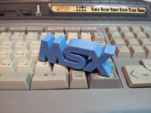 MSX Logo - MSX logo by GuillianSeed - Thingiverse