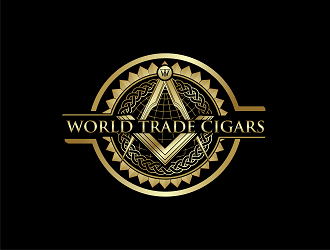 Cigar Logo - World Trade Cigars logo design - 48HoursLogo.com