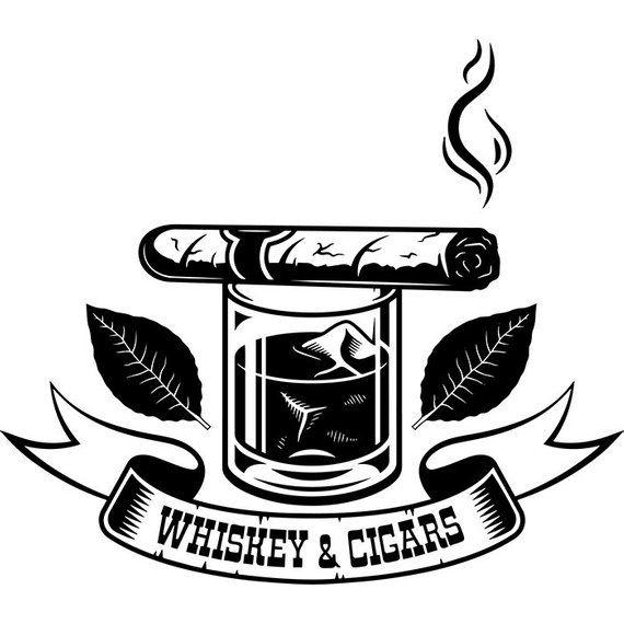 Cigar Logo - Cigar Logo 3 Smoking Tobacco Smoke Blunt Ash Ashes Bar | Etsy