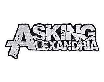 Alexandria Logo - ASKING ALEXANDRIA Logo Iron On Sew On Embroidered Patch