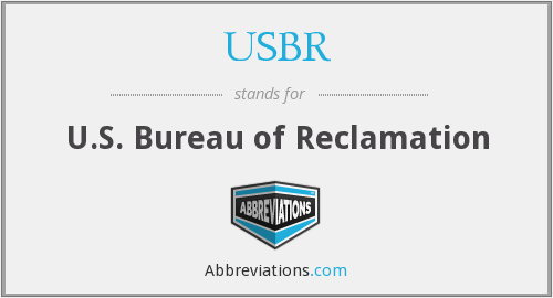 Usbr Logo - USBR - U.S. Bureau of Reclamation