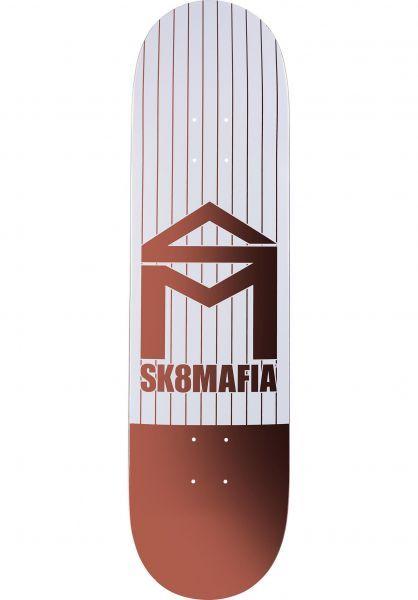 SK8MAFIA Logo - House Logo Pinstripe Foil Sk8Mafia Skateboard Decks