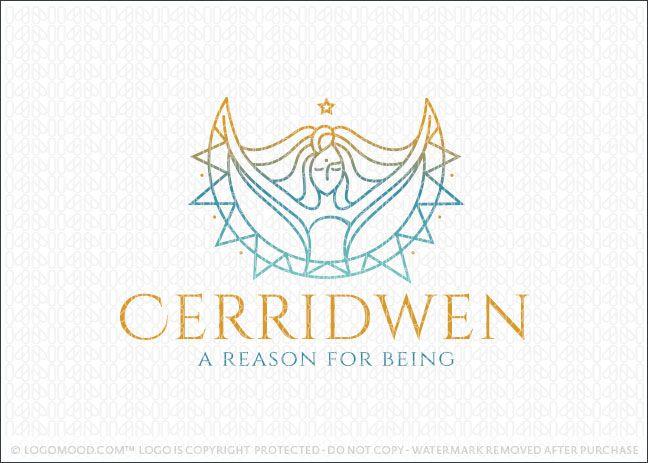 Godess Logo - Readymade Logos for Sale Cerridwen | Readymade Logos for Sale