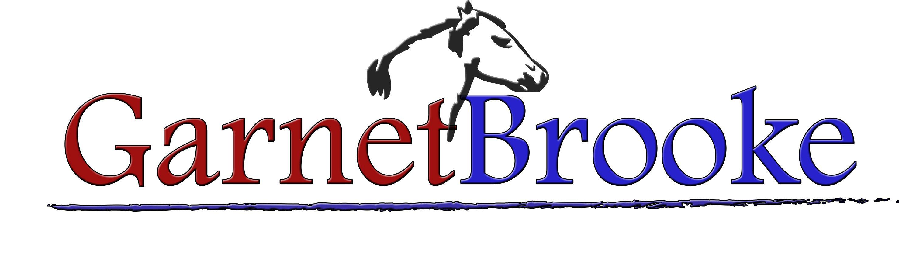 Thoroughbred Logo - The logo for GarnetBrooke, the thoroughbred horse farm across ...