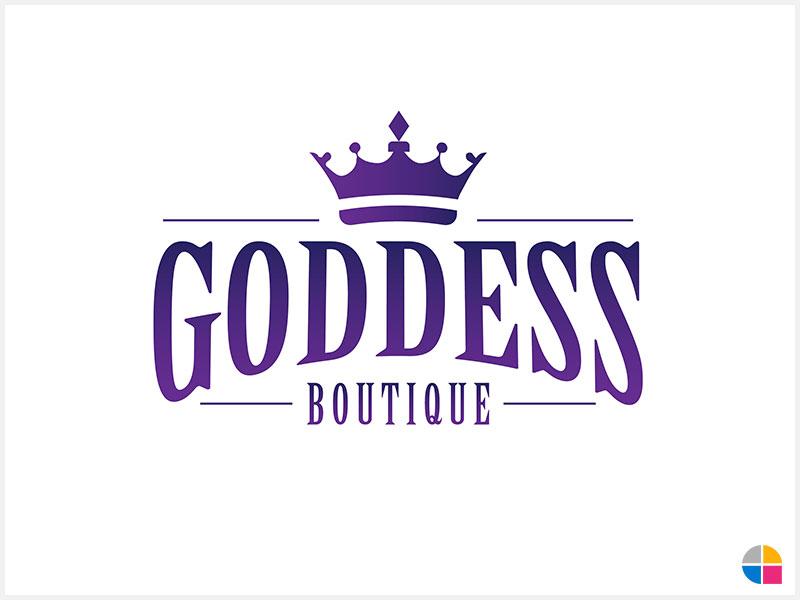 Godess Logo - Goddess Boutique Logo Design
