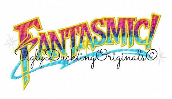 Fantasmic Logo - Fantasmic Logo Embroidery Only Original Artwork By UDOppliques™ Machine  Embroidery Digital Download Mickey Ride Gradient Logo