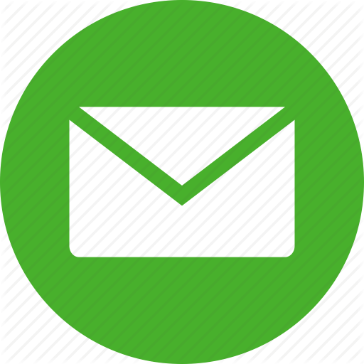 Green Mail Logo - Envelope, green, letter, mail, message, notice, office icon