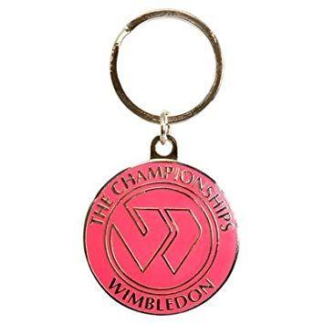 Wimbledon Logo - Wimbledon Logo Keyring - Pink: Amazon.co.uk: Sports & Outdoors