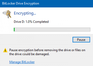 BitLocker Logo - Encrypt USB Drive. CenCom Solutions Ltd