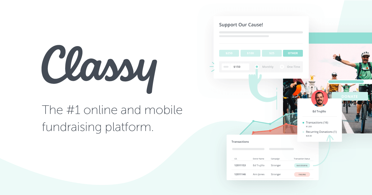 Classy.org Logo - Online Fundraising For The Modern Nonprofit | Classy