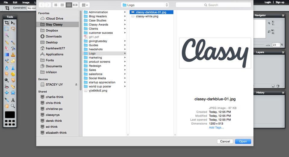 Classy.org Logo - Classy | How to Format a Logo