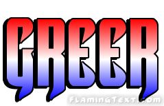 Greer Logo - United States of America Logo. Free Logo Design Tool from Flaming Text