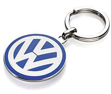 37 Logo - Volkswagen Keyring, Diameter 37 mm, with Enamelled VW Logo: Amazon