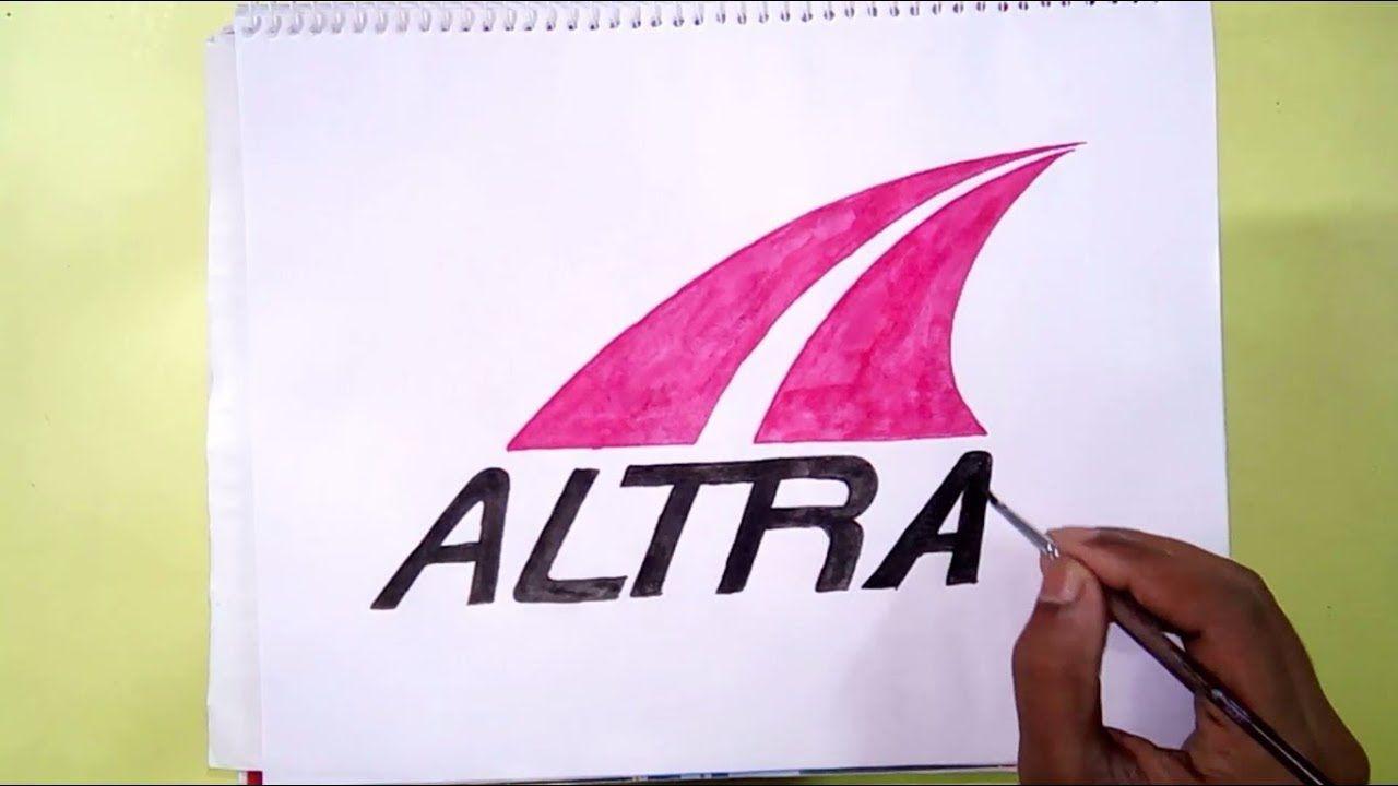 Altra Logo - How to draw the Altra logo - YouTube