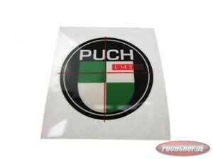 Puch Logo - Aufkleber Puch logo rund 40mm Merchandise Sticker Fan Brand