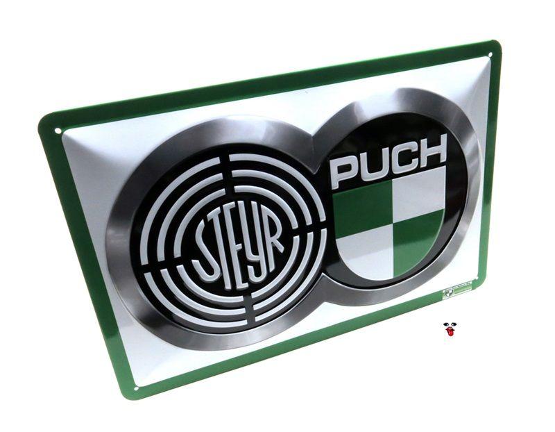 Puch Logo - Steyr Puch Logo Metal Sign