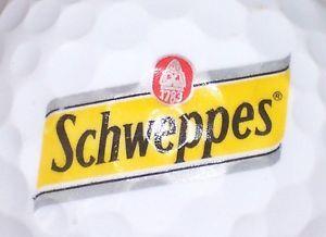 Schweppes Logo - 1) SCHWEPPES LOGO GOLF BALL (GINGER ALE, CLUB SODA)