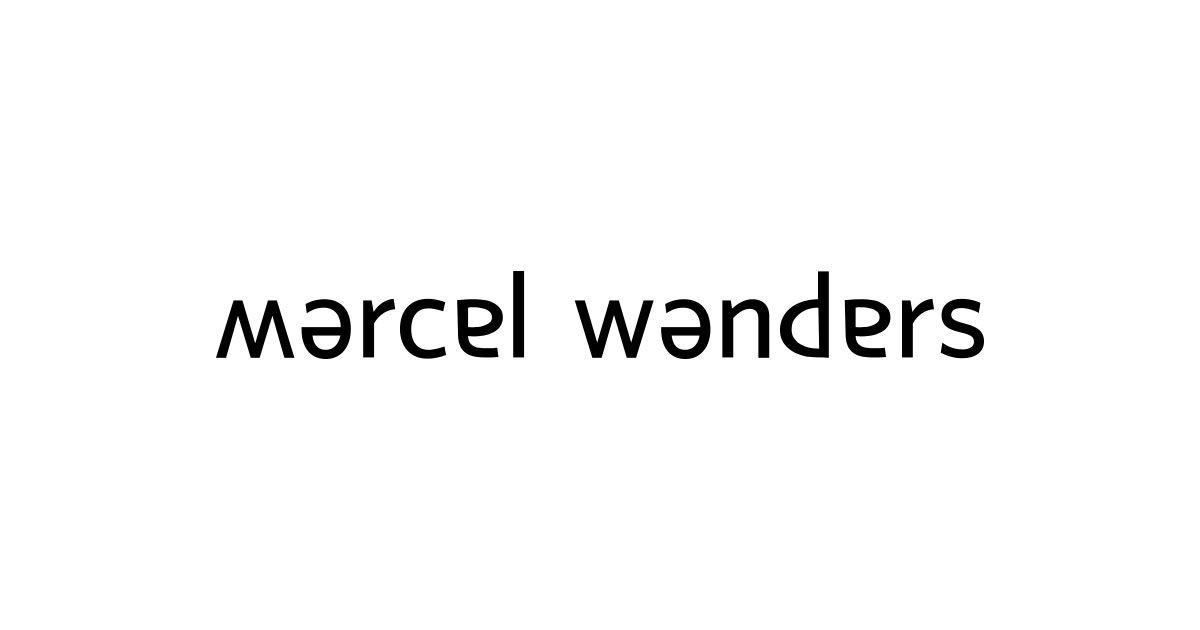 Marcal Logo - Home - Marcel Wanders