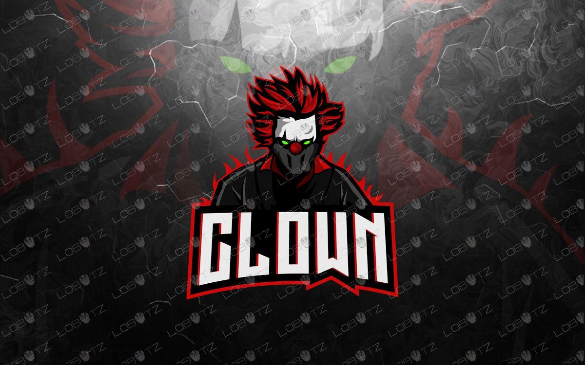 Clown Logo - Clown Mascot Logo To Buy Online | Clown eSports Logo For Sale - Lobotz