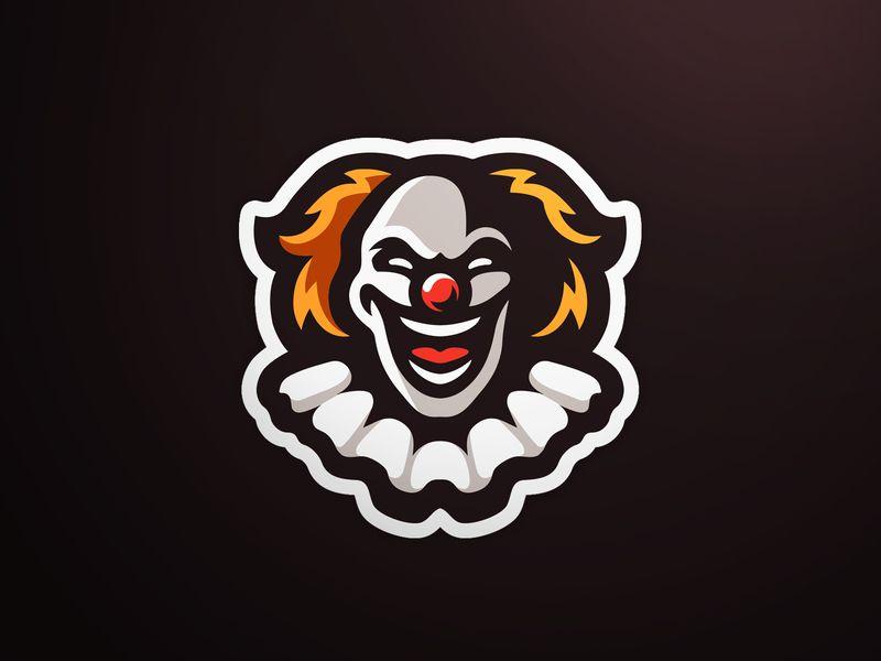 Clown Logo - Evil Clown Mascot Logo by Koen | Dribbble | Dribbble