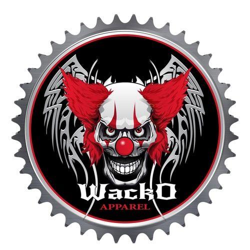 Clown Logo - Wacko Clown Logo in Saw - Wacko Apparel