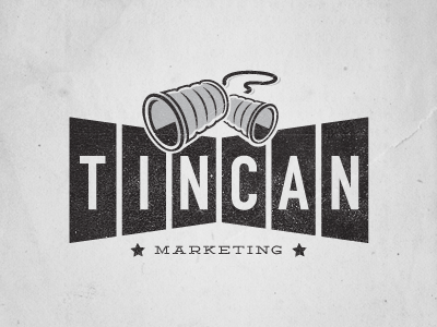 Can Logo - Tin Can Marketing Logo by David Baker | Dribbble | Dribbble