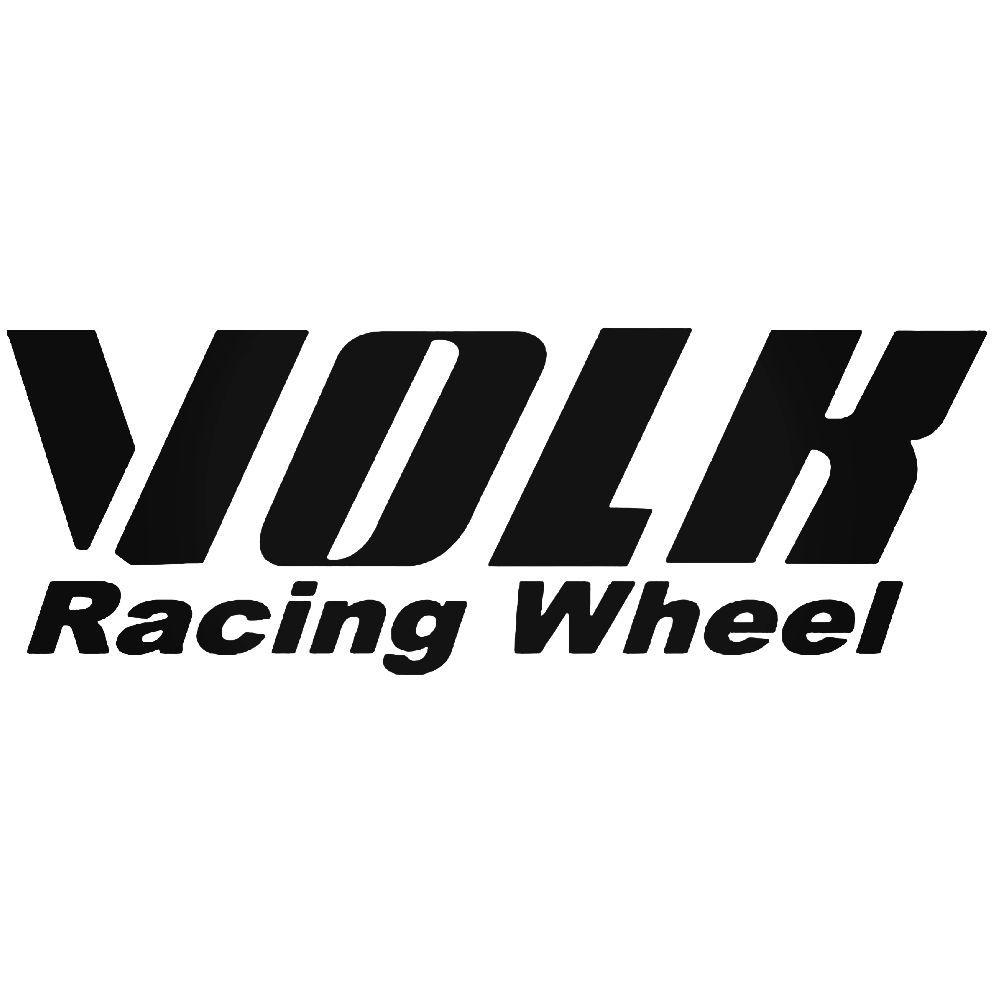 Volk Logo - Volk Racing Wheel 2 Vinyl Decal Sticker