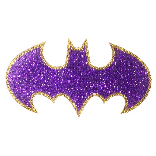 Batgirl Logo - Batman Batgirl Logo Crystal Studded Large Decal - Entertainment Earth