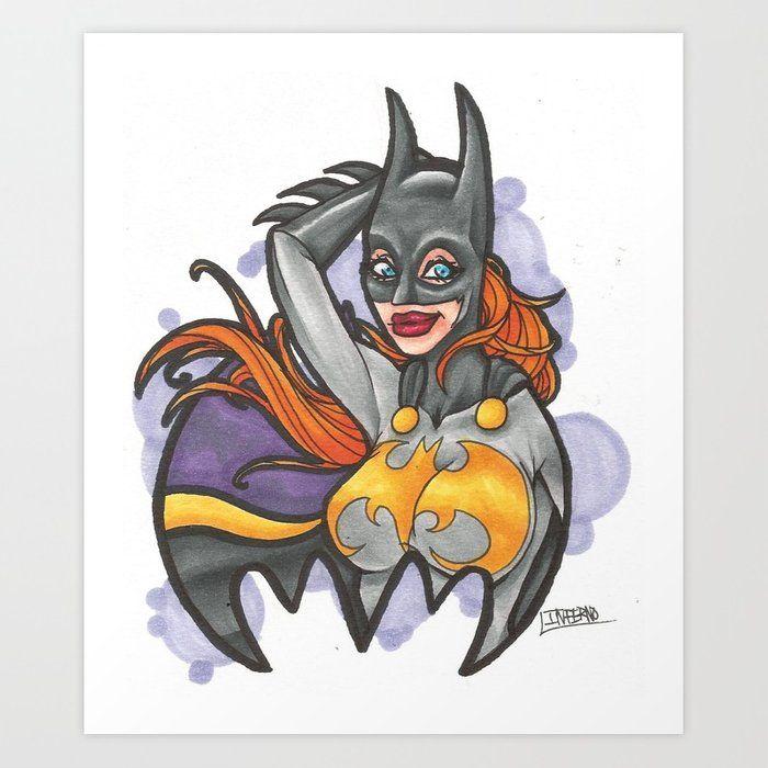 Batgirl Logo - Batgirl Logo Art Print by sammartinez | Society6