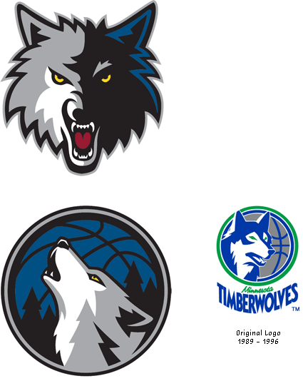 Twolves Logo - Timberwolves old Logos