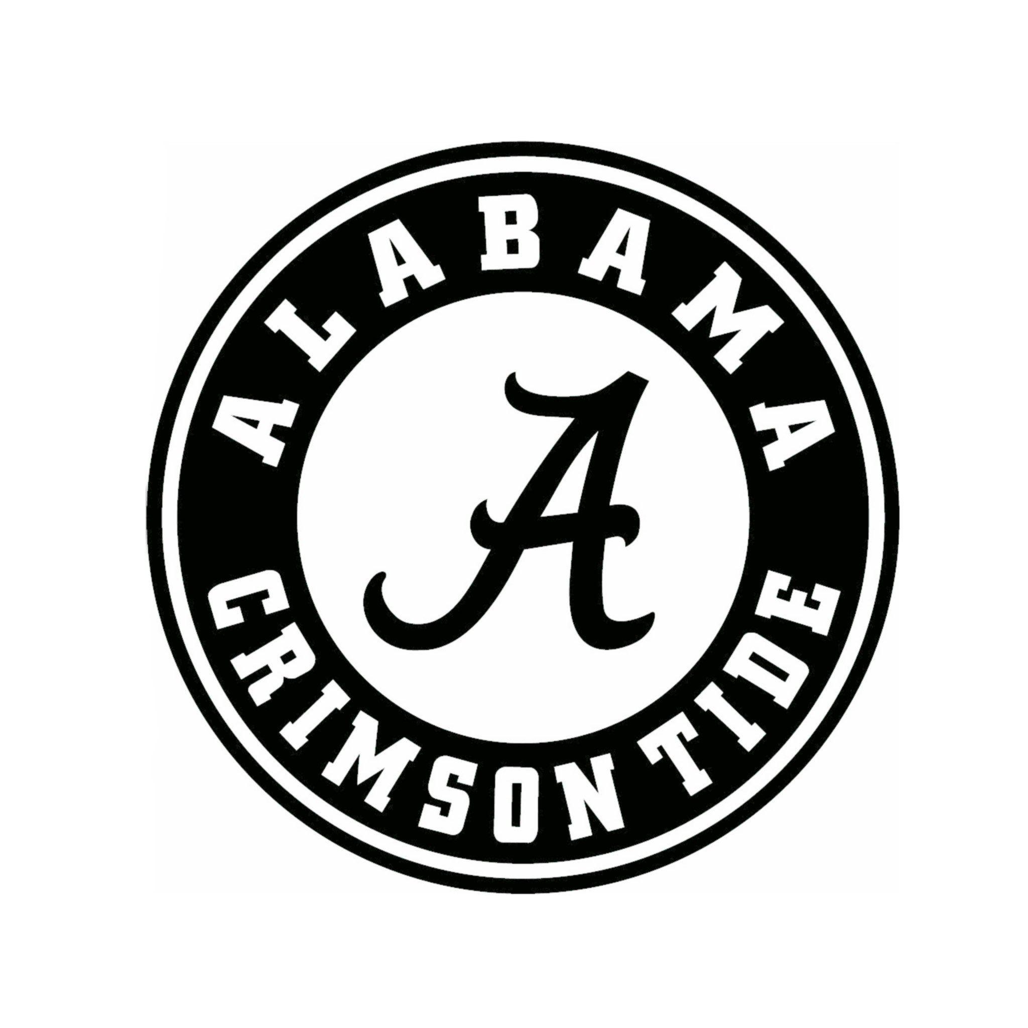 Bama Logo - Alabama Crimson Tide Bama Logo Decal | Etsy