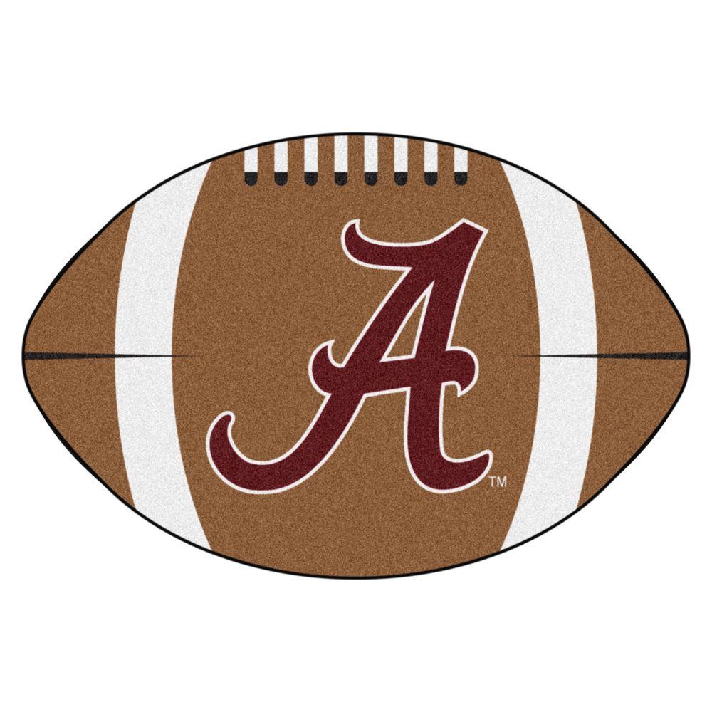 Bama Logo - FANMATS NCAA University of Alabama Bama Logo Brown 2 ft. x 3 ft ...