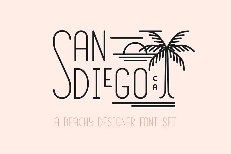 Beachy Logo - San Diego