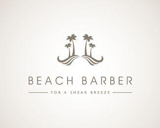 Beachy Logo - Beach Barber Designed by Chantal Harding UK