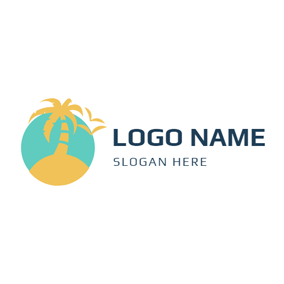 Beachy Logo - Free Beach Logo Designs | DesignEvo Logo Maker