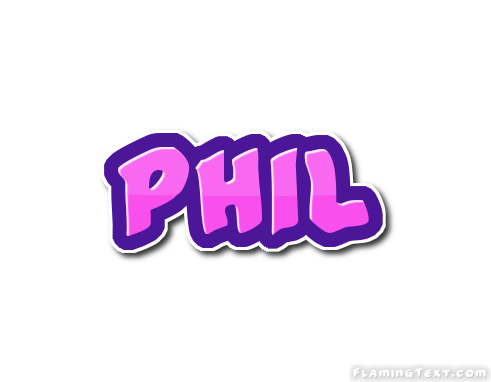 Phil Logo - Phil Logo | Free Name Design Tool from Flaming Text