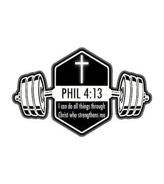 Phil Logo - Phil 4:13 logo. Strength In Jesus