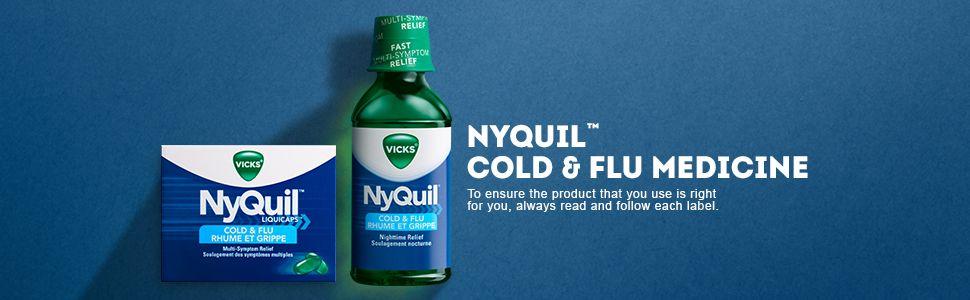 Nyquil Logo - Vicks Nyquil Cold & Flu Liquid