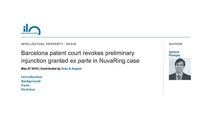 NuvaRing Logo - Barcelona patent court revokes preliminary injunction granted ex ...