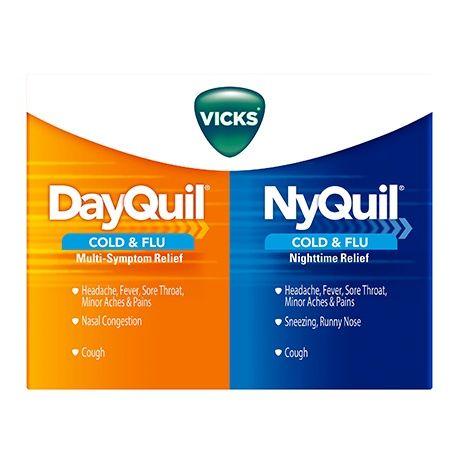 Nyquil Logo - Vicks NyQuil™/DayQuil™ Cold & Flu Relief LiquiCaps Co Pack